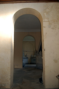The interior of the de Grey Mausoleum August 2011